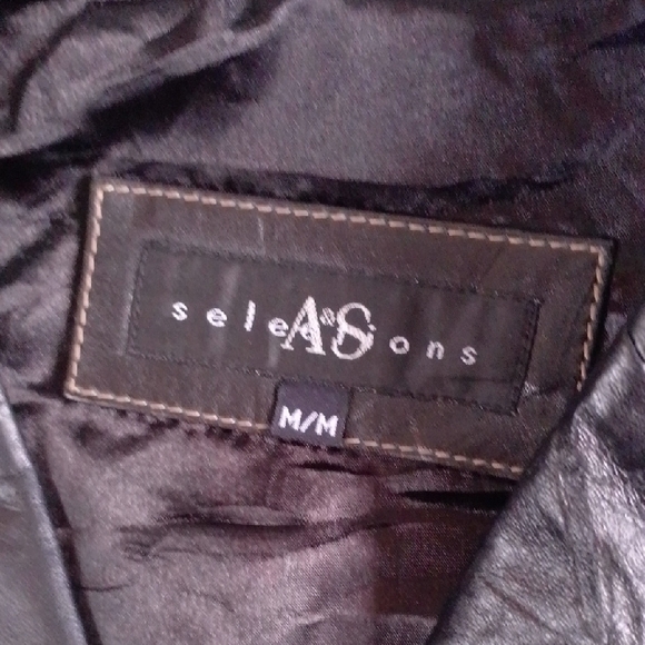Vintage 90s Lambskin Leather Jacket - Picture 2 of 9